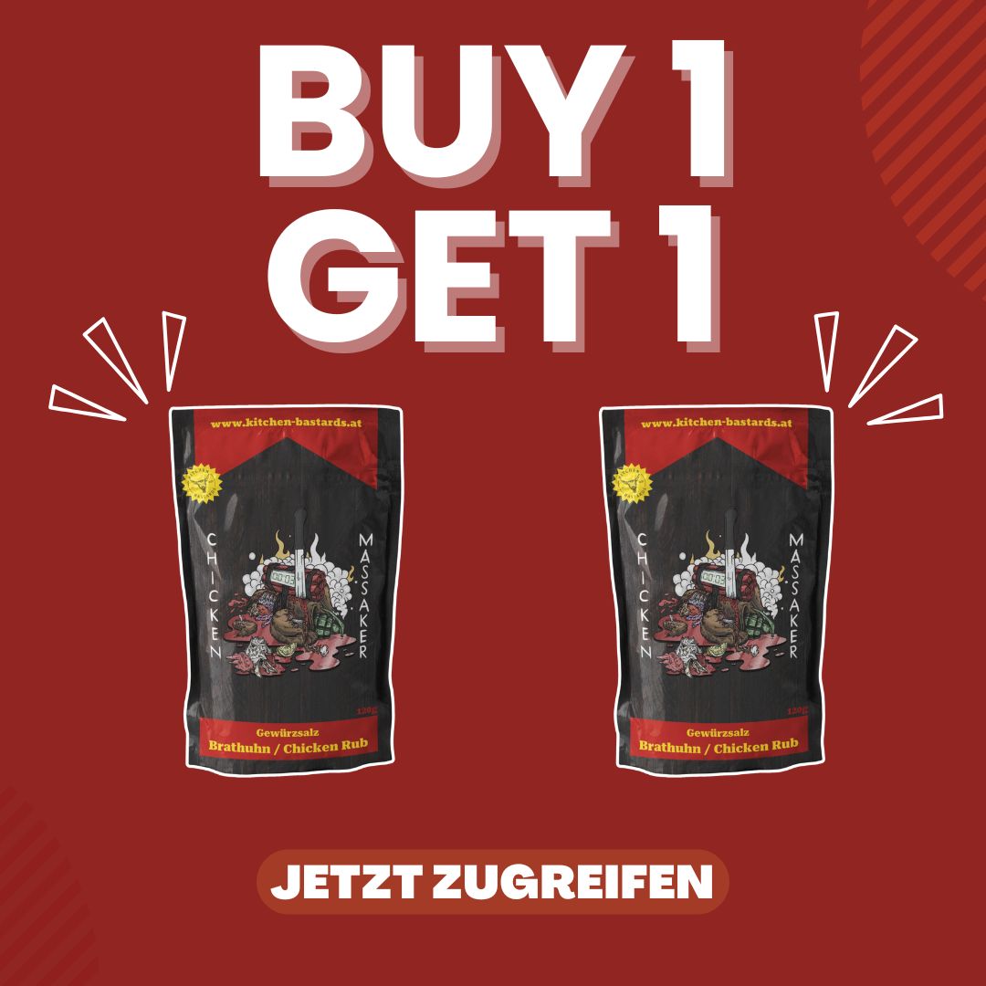 Chicken Massaker - Brathuhn & Chicken Rub 120g 1+1 Aktion