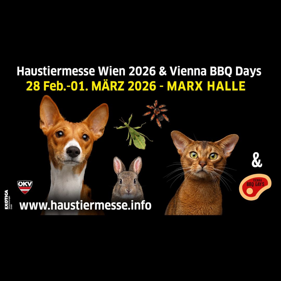 Kitchen Bastards als Aussteller auf der Haustiermesse Wien 2026 und den Vienna BBQ Days – BBQ Gewürze und Saucen live vor Ort