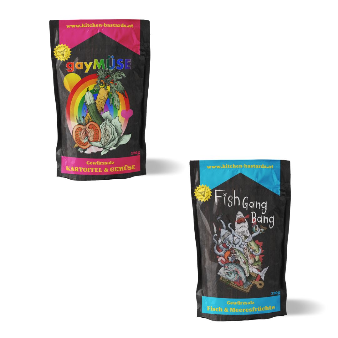 gayMüse Gewürzmischung von Kitchen Bastards für Kartoffeln, Gemüse und vegetarische Gerichte