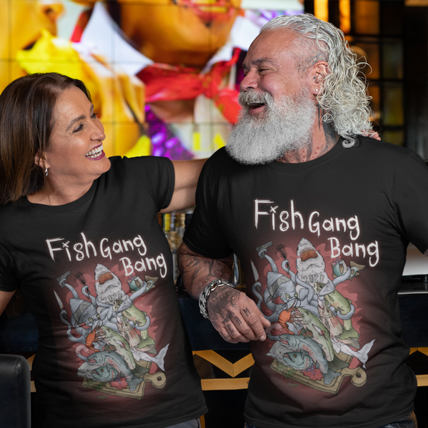 Bedrucktes Unisex-Küchen-T-Shirt | Kitchen Bastards OG