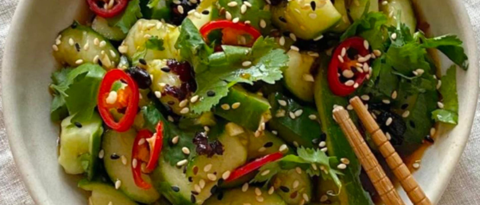 Smashed Gurkensalat