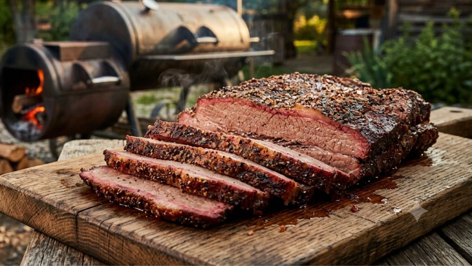 Butterzartes Brisket vom Smoker in Scheiben – Rinderbrust low and slow mit Apocalypse Cow von Kitchen Bastards