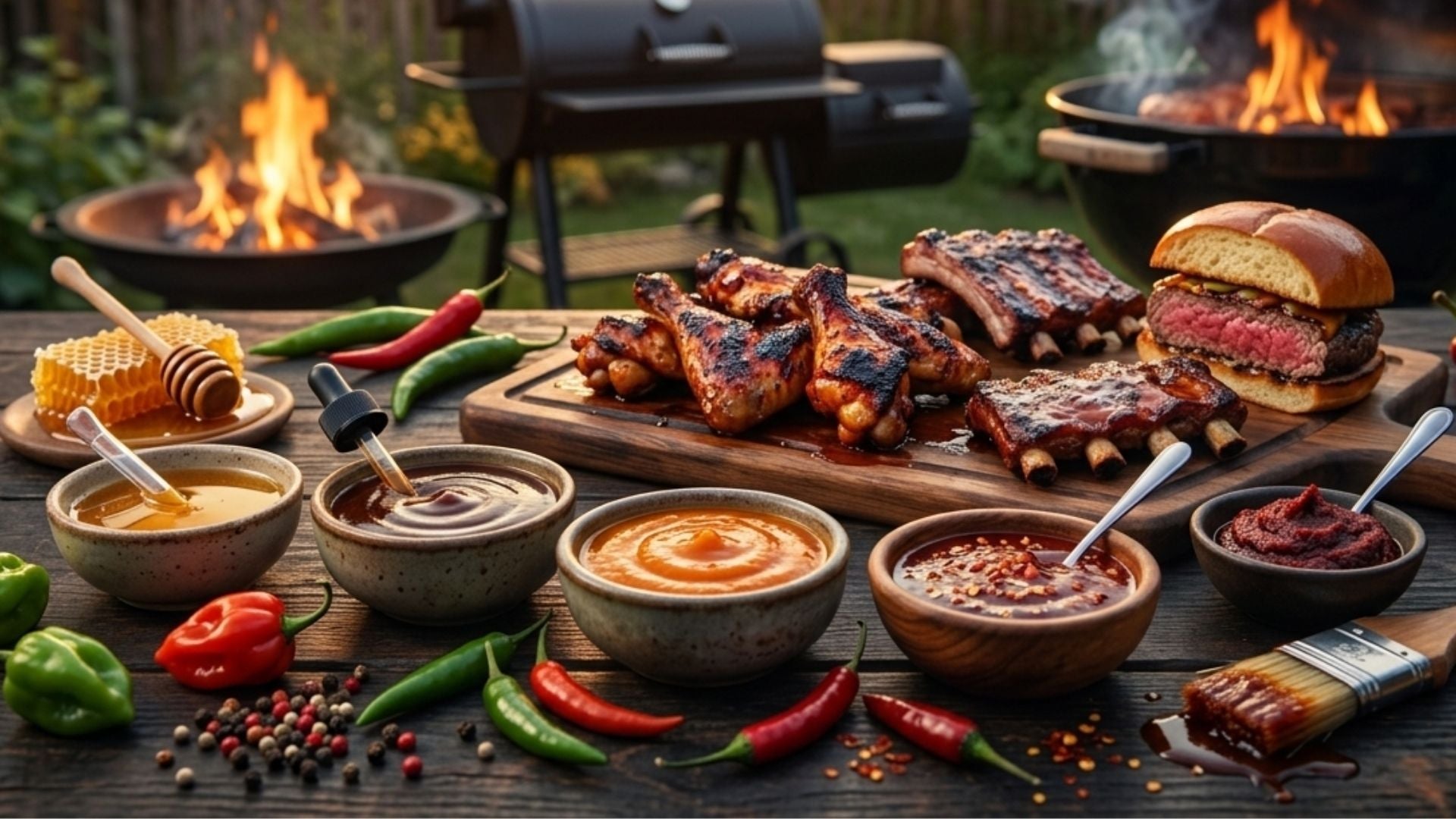 Scharfe BBQ Saucen nach Schärfegrad – Schärfe-Guide von Kitchen Bastards
